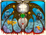 Center spread from apocalyptic full color comic from 1971 w/Dave Sheridan Center spread from apocalyptic full color comic from 1971 w/Dave Sheridan